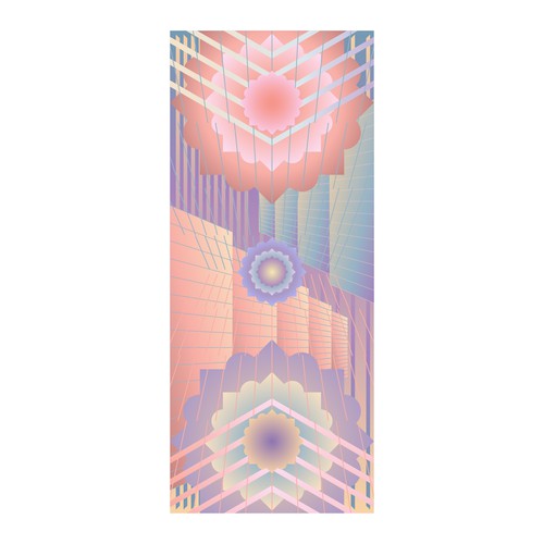 Fabric design, inspired by the architecture of Kuala Lumpur