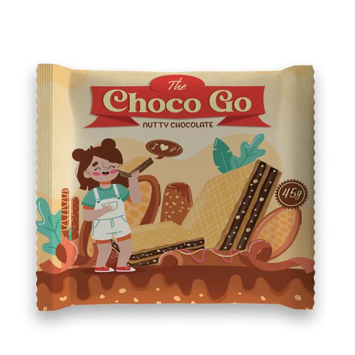 chocolate wafer package