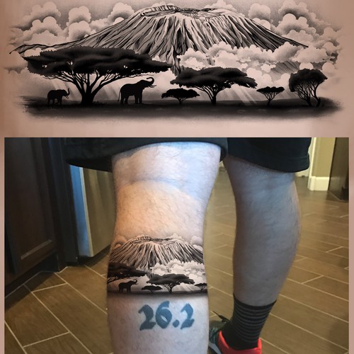 Kilimanjaro tattoo design 