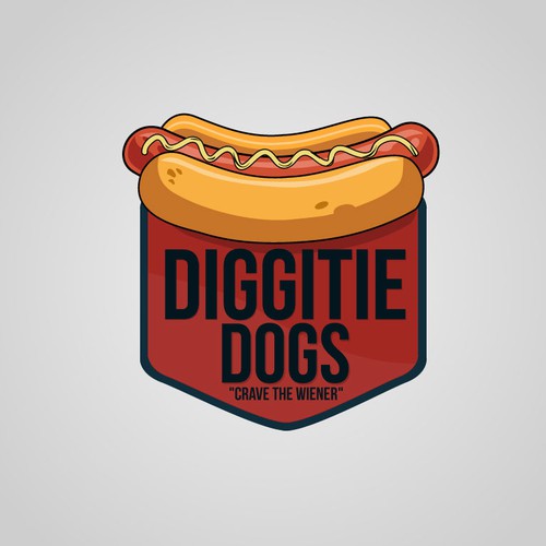 Hot dog company logo
