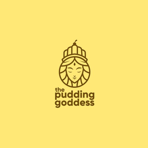 Logo entry for banana pudding company named The Pudding Goddess