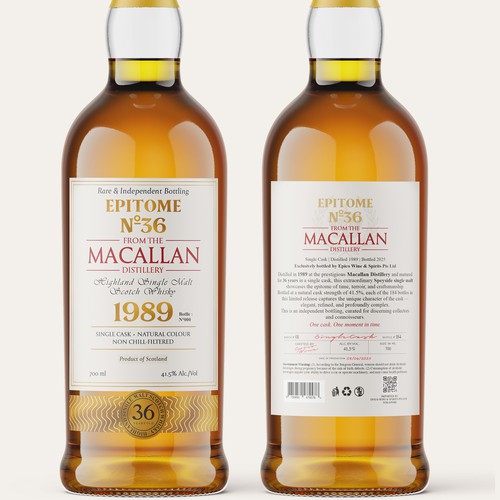 Whiskey Brand & Label Contest (36 Years Old Macallan) 