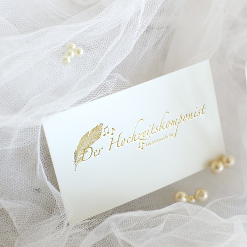 Logogestaltung für einen Hochzeitskomponisten