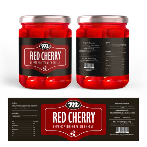 Red Cherry Label Design