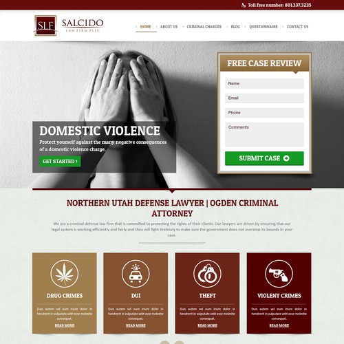 Website design for Law Firm