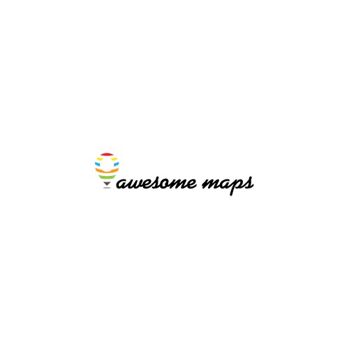 Create a logo for Awesome Maps, a company that makes illustrated, playful world maps