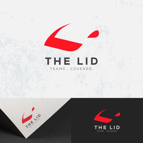 A masculine logo for "The Lid"