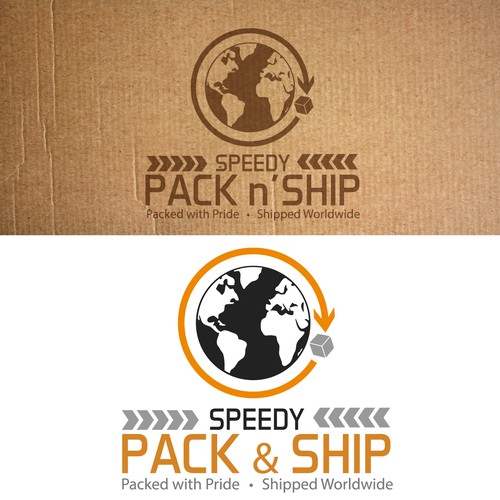 Bold logo made for a Innovative Shipping Company