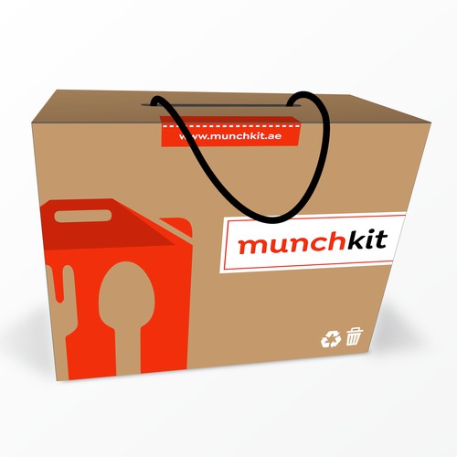 Bold box design for munchkit