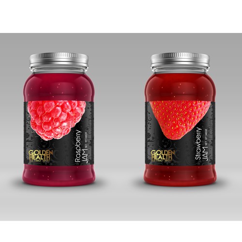 Fruit Jam label