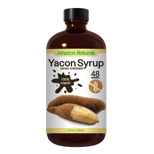 Yacon Syrup Dietary Supplement Label Design