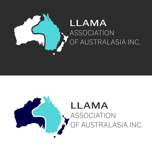 Logo design for Llama Association of Australasia inc.