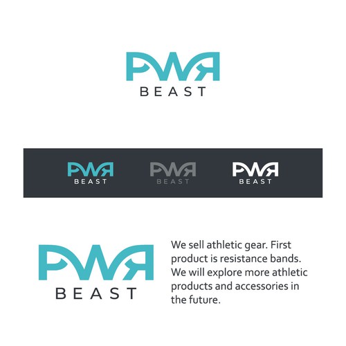 PWR Beast Logo Design