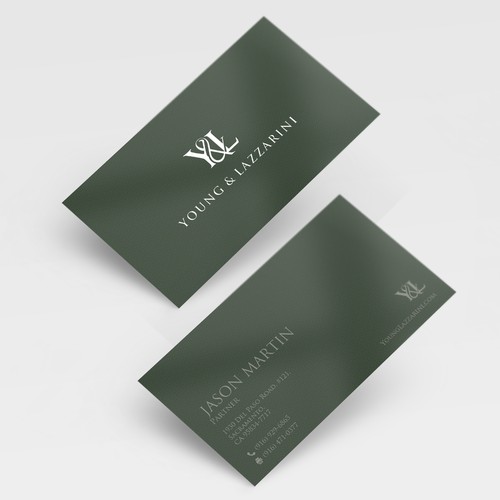 clean business card