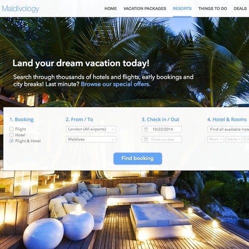 Create a High Level Resorts Travel Landing Page - Engage with Creativity