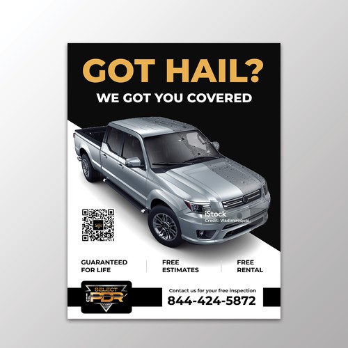 Flyer concept for body car repair