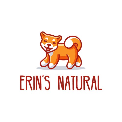 Cute dog logo