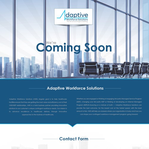 Coming Soon Landing Page