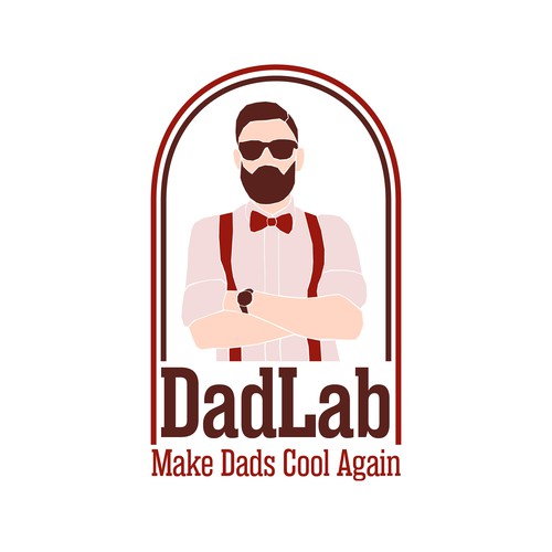 Logo for cool Dads association