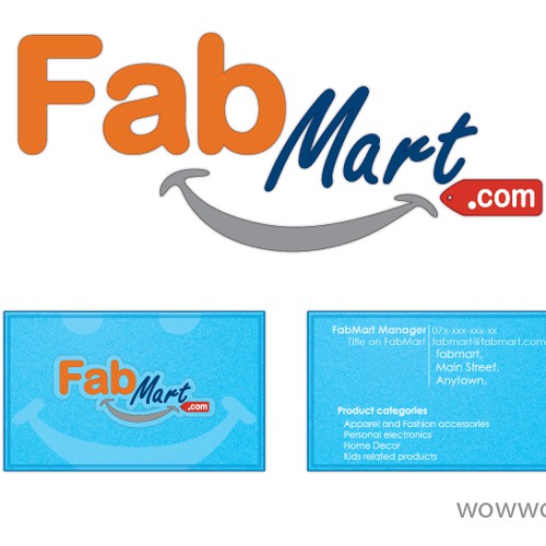 New logo and business card wanted for FabMart