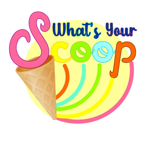 Ice cream shop logo