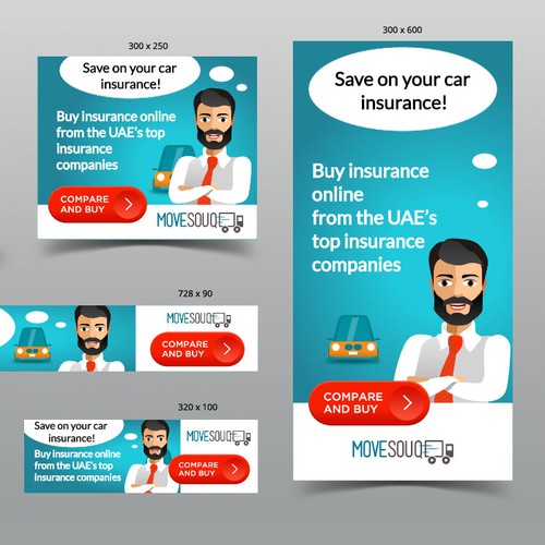 Design a Modern Car Insurance Comparison Flash Campaign