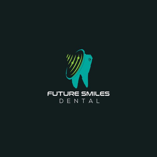 Futuristic Tooth Logo
