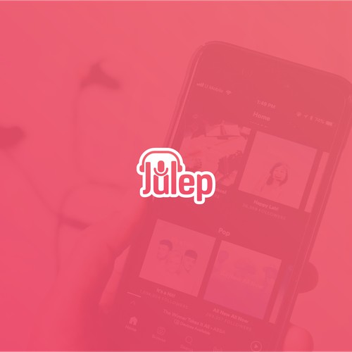 Julep - "The YouTube for podcasts" (Logo proposal 2)