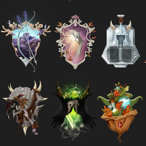 Class Emblems for a Video Game