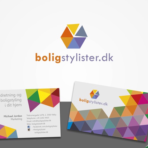 Create a stunning logo and business card for home decorating service
