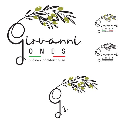 Logo design for the an Italian American restaurant.