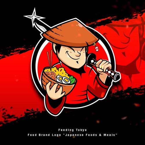 Food Brand Logo for Feeding Tokyo