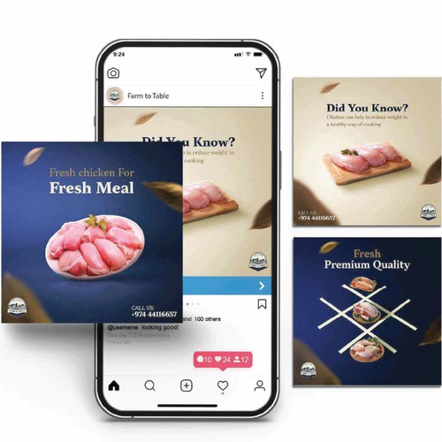 Farm to table Social Media