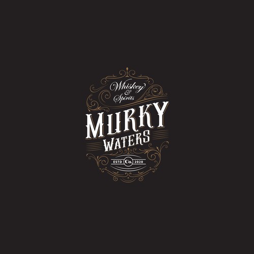 Vintage logo concept for Whiskey Distiller