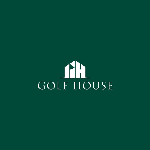 Golf House Logo design concept