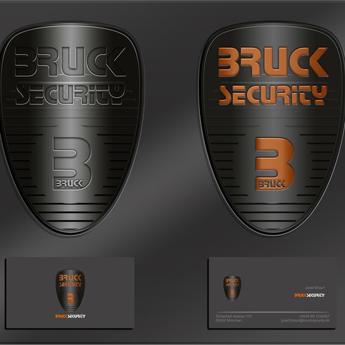 Bruck Security GmbH benötigt ein logo and business card