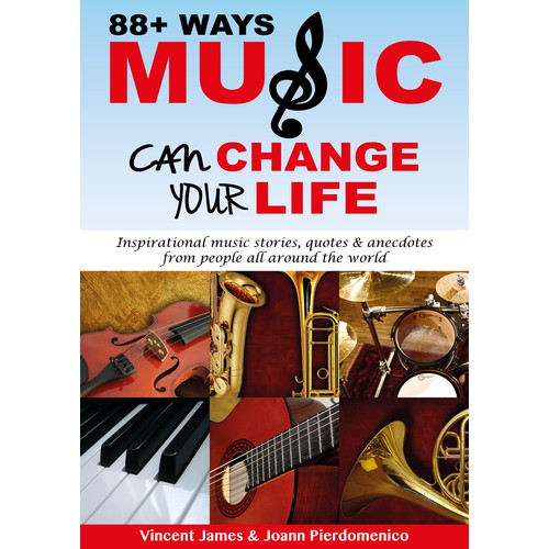Book Cover for "88+ Ways Music Can Change Your Life"