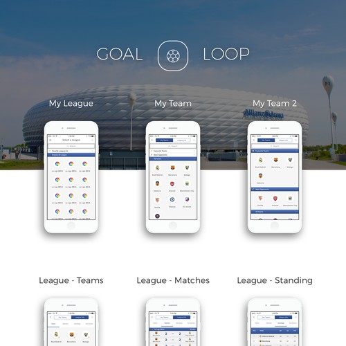 UI Design for Football Lovers App