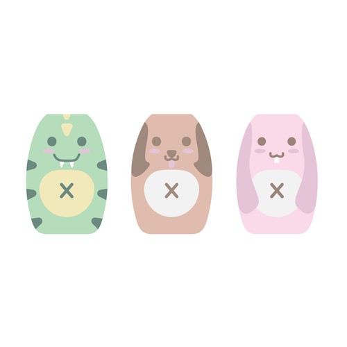 Fun and cute animal mascots 