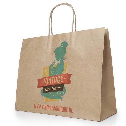 Vintage boutique heeft een nieuw logo nodig