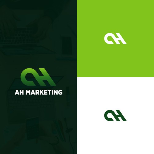 ah marketing logo design