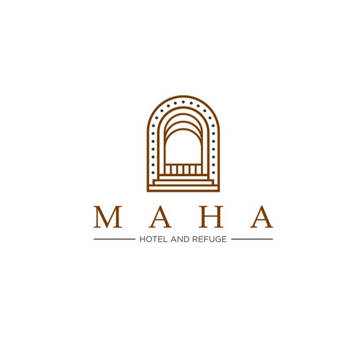 Hotel logo design.