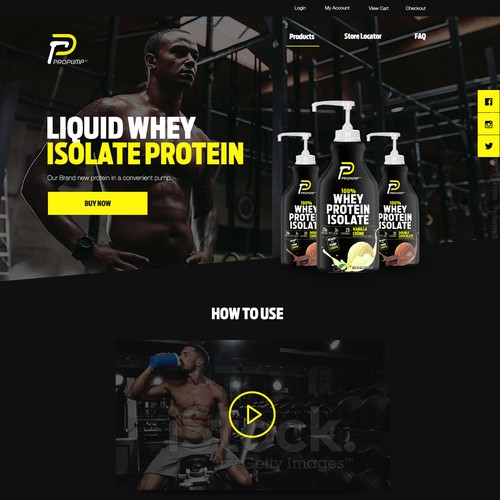 Webdesign for Brandnew Supplement