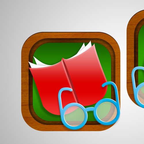 Create a compelling iOS app icon that will help children learn to read words