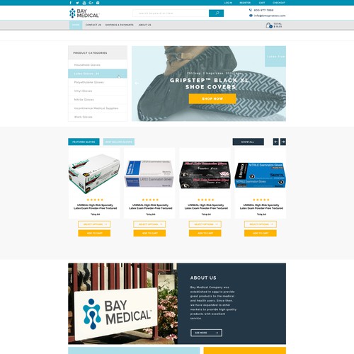 web design for e-shop