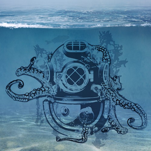 Create an Old School Deep Sea Diver Helmet Graphic for Xebec Threads!