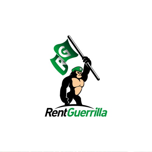 Gorilla Character Logo 