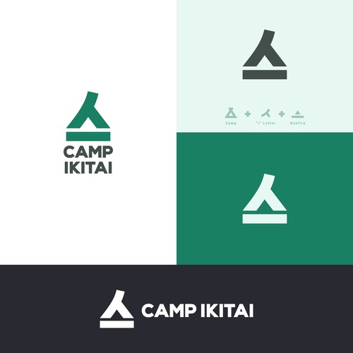 Simple Camp Mark Logo