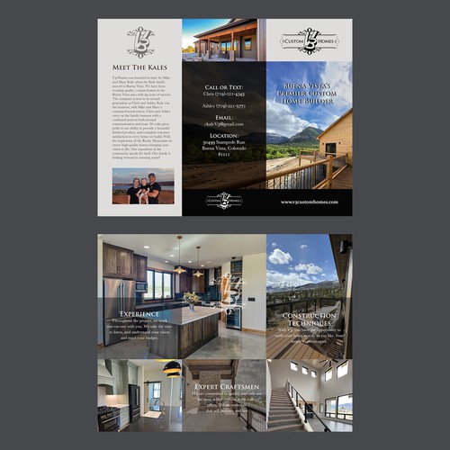 Brochure for advertising and providing information