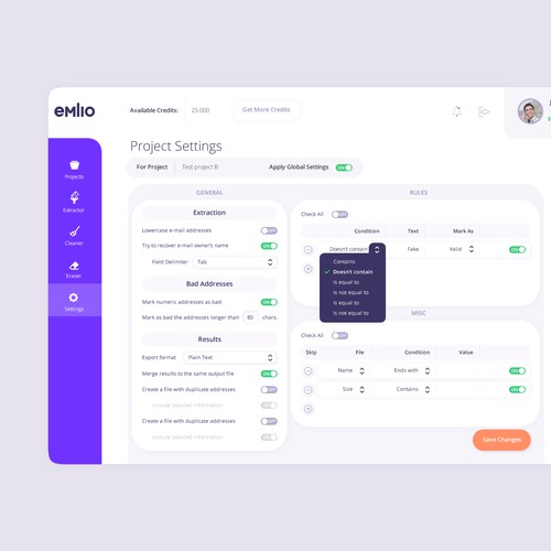 UI design for desktop app